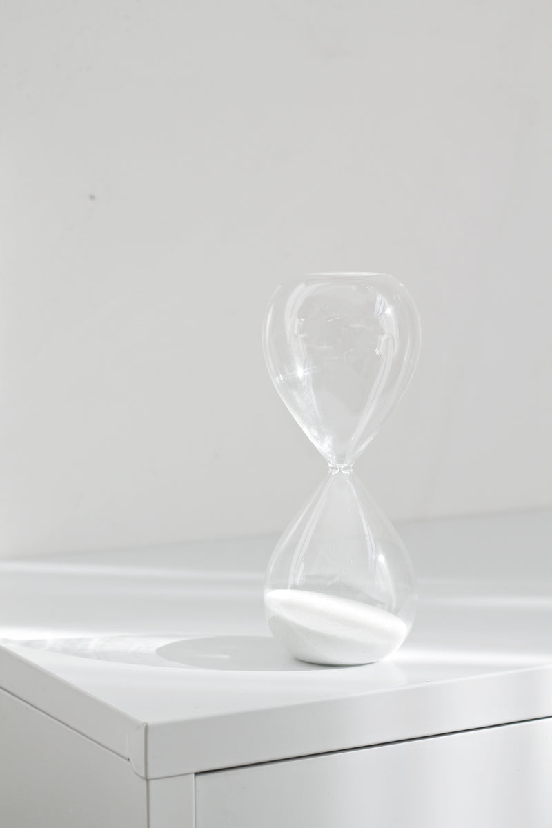 White Hourglass - Various Sizes