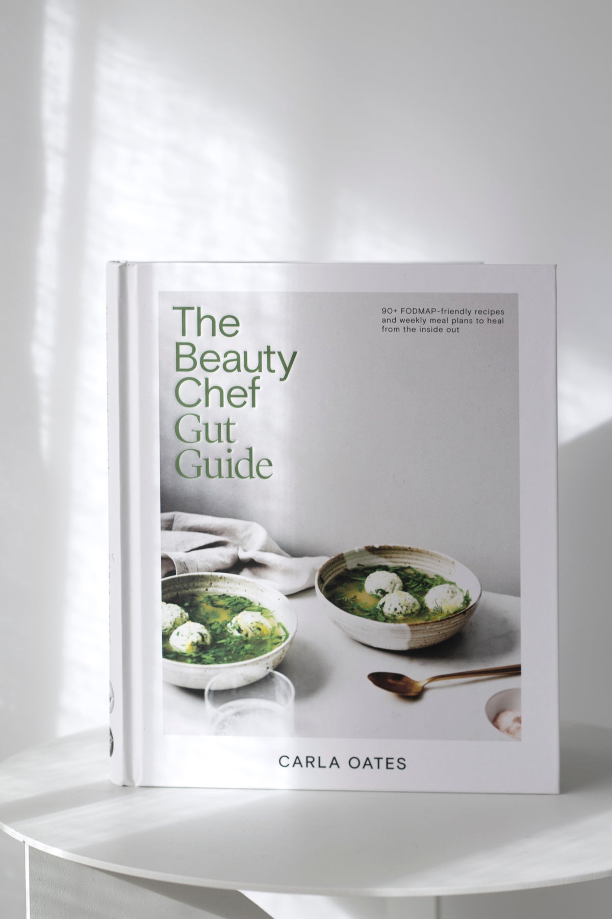 The Beauty Chef Gut Guide page spread showing a recipe