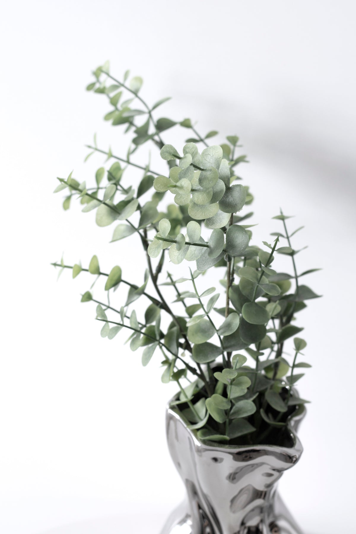 Silver Dollar Eucalyptus Spray, Green 65cm Faux Stem