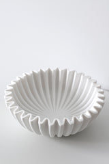 Large Ceramic Fluted Bowl