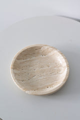 La Lune Travertine Round Tray