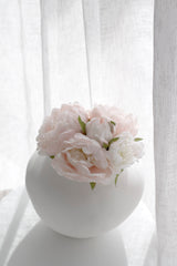 Peony Bouquet - White / Pink