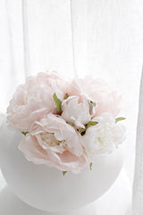 Peony Bouquet - White / Pink