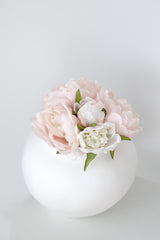 Peony Bouquet - White / Pink