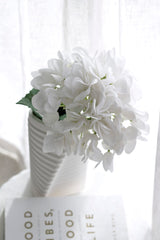 Real Touch Hydrangea - White / Green