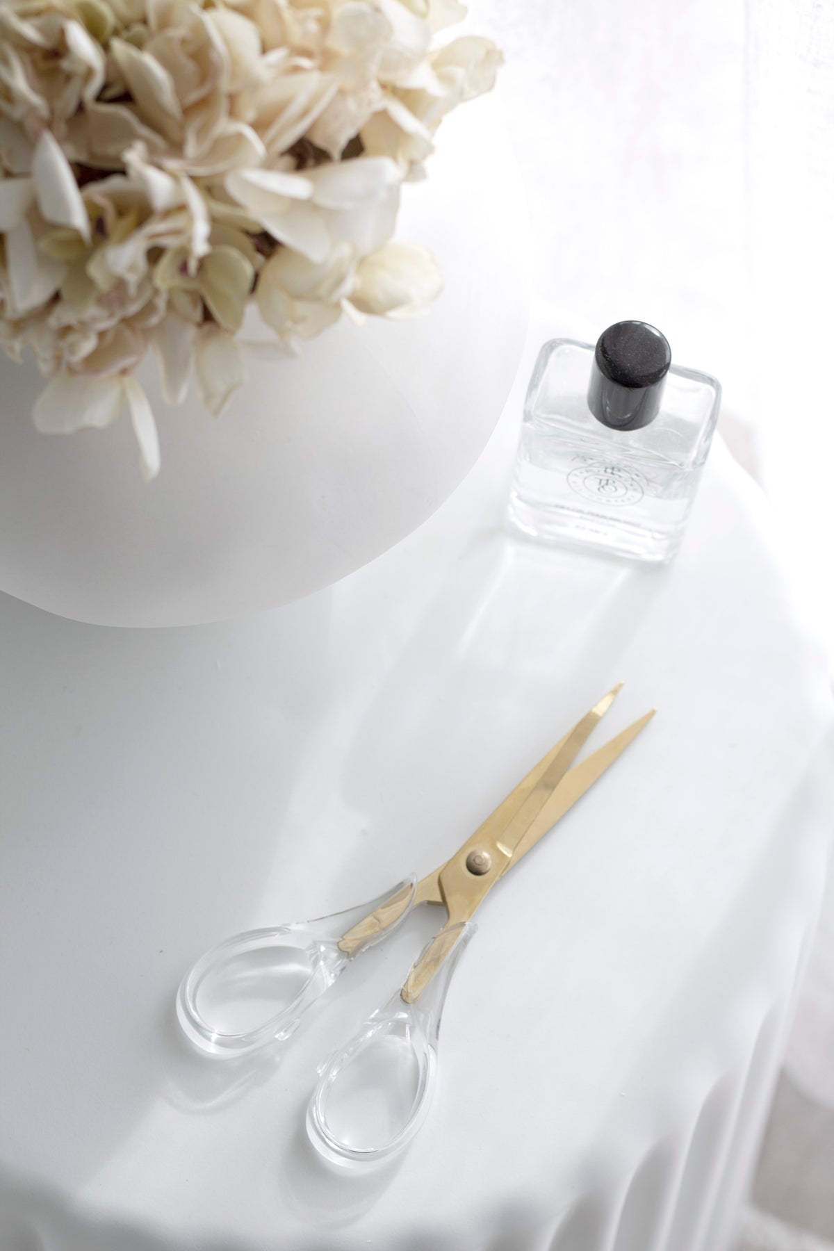 Acrylic Gold Scissors – Luxe Clear Desk Scissors