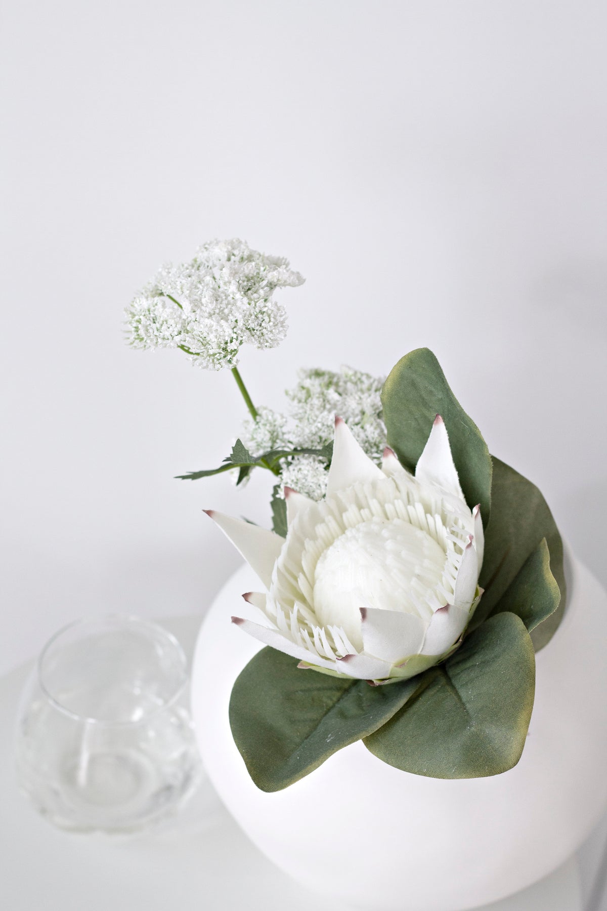 Queen Anne's Lace Stem, White 49cm Faux Flower