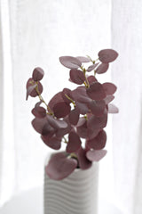 Eucalyptus Spray Burgundy