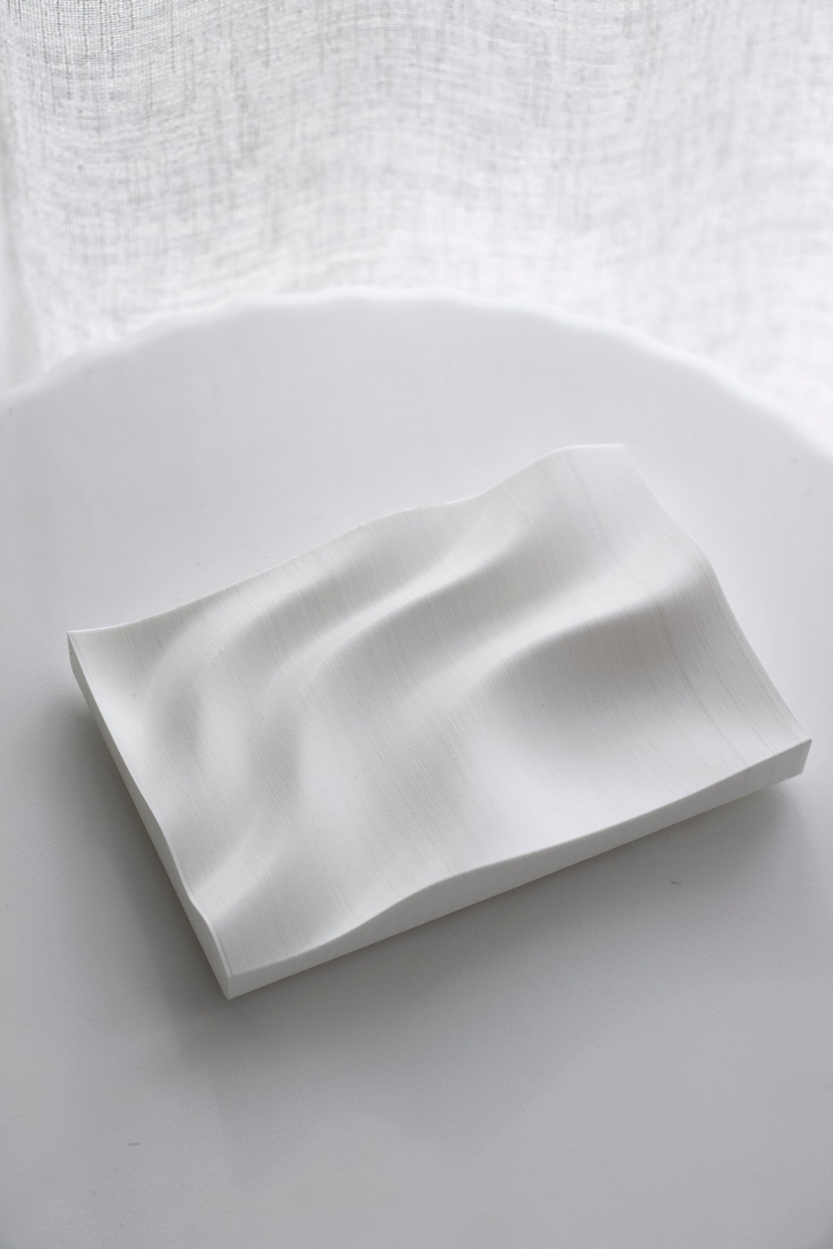 Tidal 3D Printed Jewellery Tray – Recycled Plastic | Matte Black or White