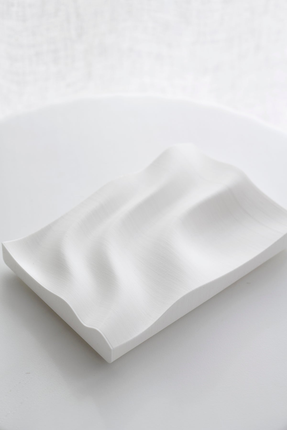 Tidal 3D Printed Jewellery Tray – Recycled Plastic | Matte Black or White
