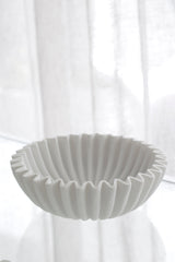 Large Ceramic Fluted Bowl