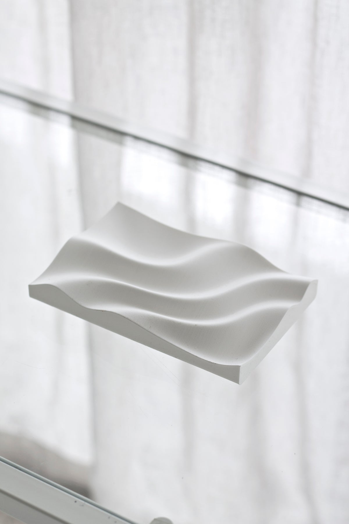 Tidal 3D Printed Jewellery Tray – Recycled Plastic | Matte Black or White