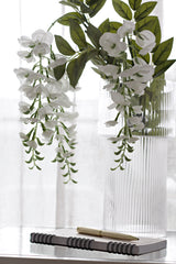 White Wisteria Spray