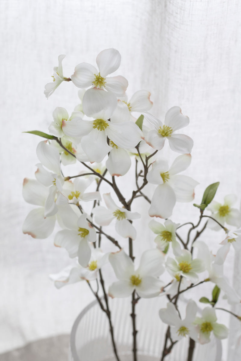 Artificial Dogwood Blossom Spray