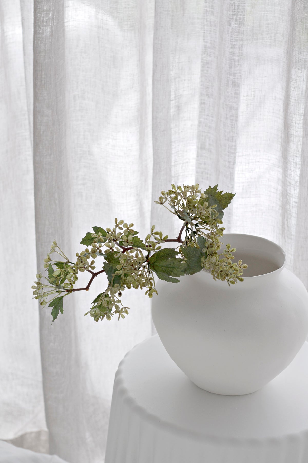Weeping Lace Hydrangea, Faux Flower Stem