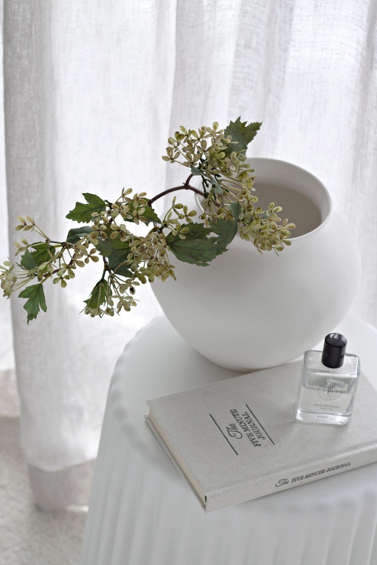 Weeping Lace Hydrangea, Faux Flower Stem