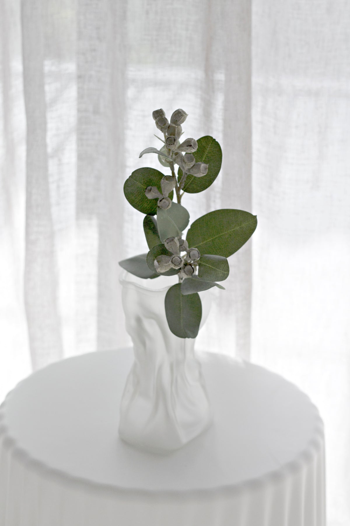 Mini Eucalyptus Pod Spray, 40cm Faux Stem