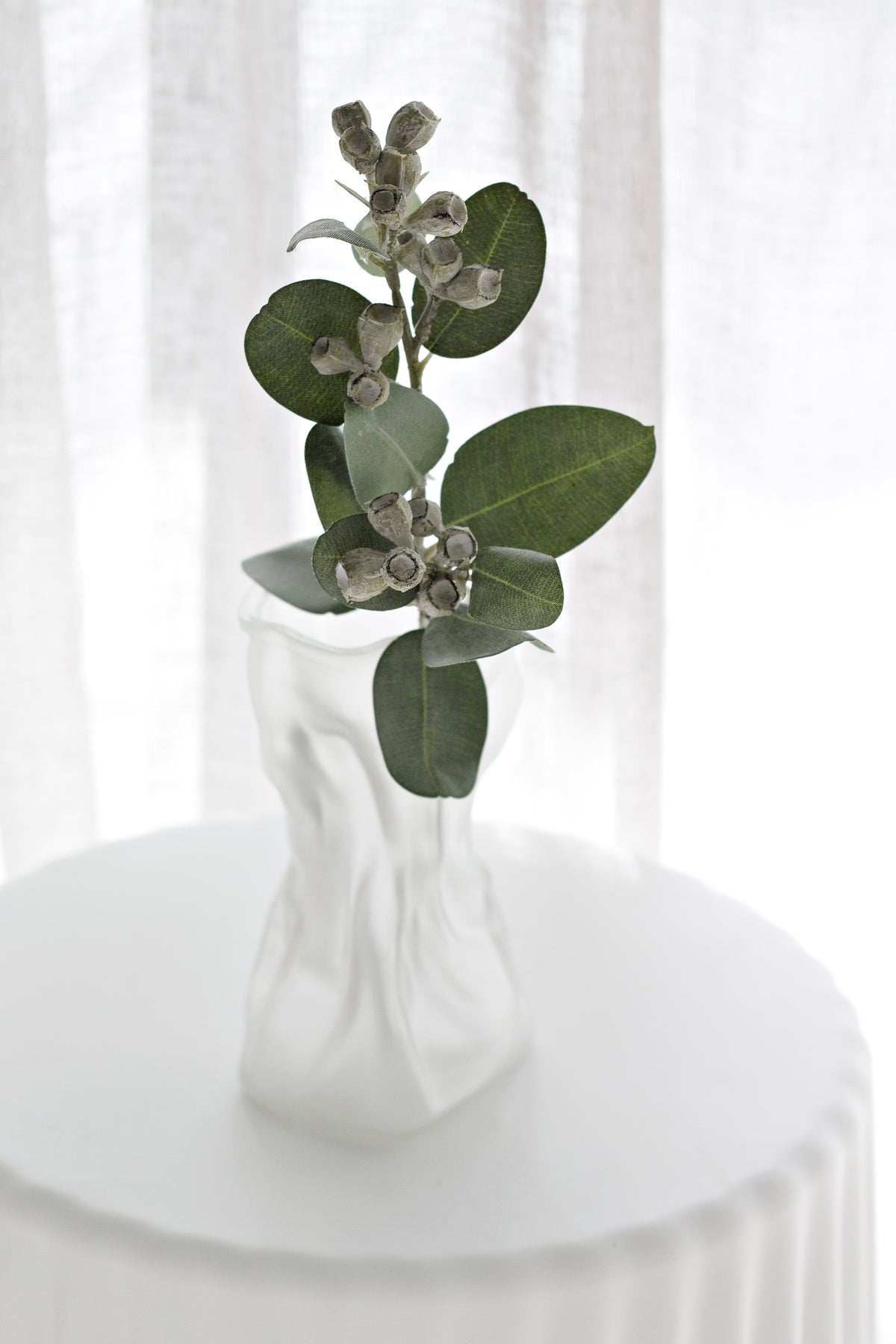 Mini Eucalyptus Pod Spray, 40cm Faux Stem