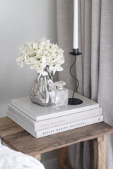 Silver Crinkle Vase