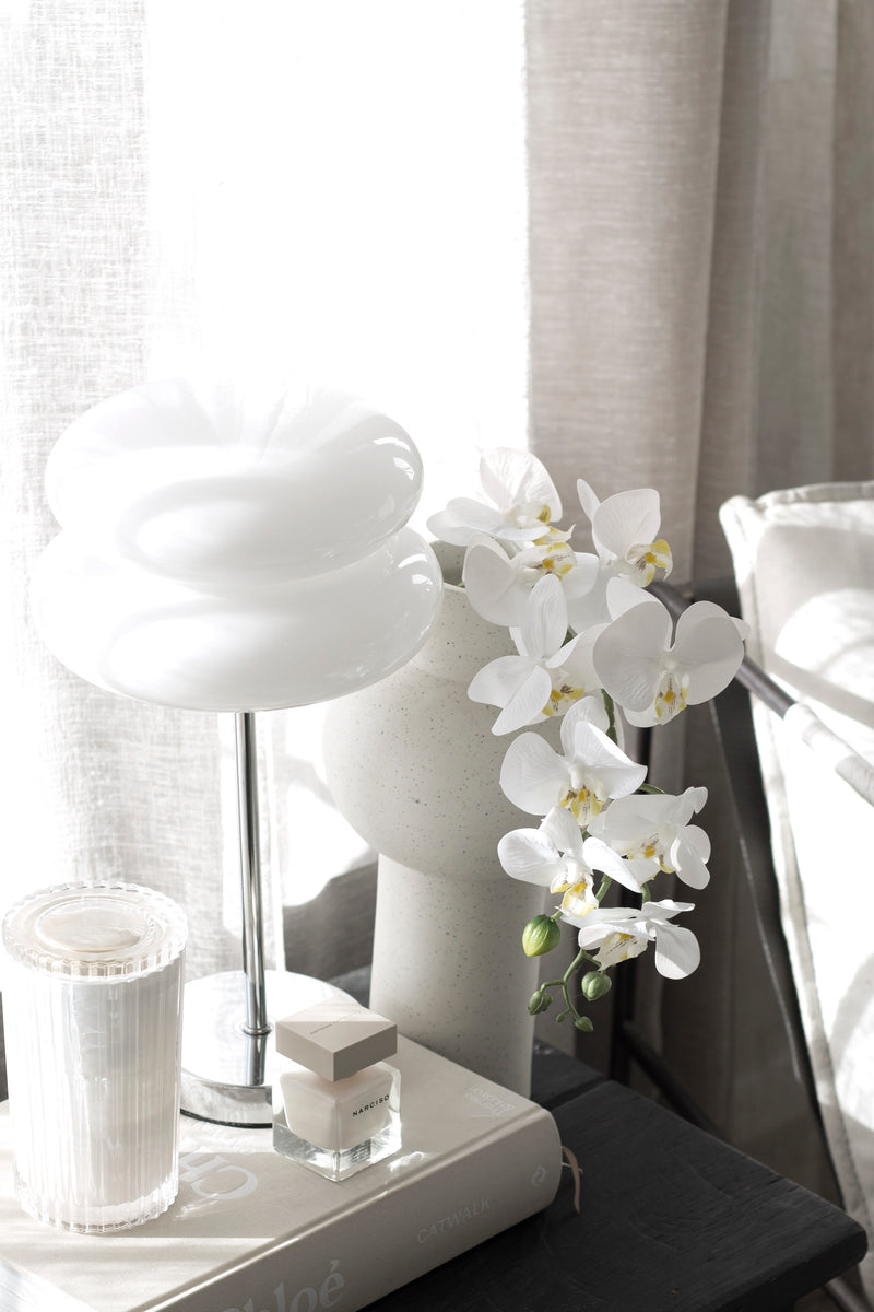 Real Touch Moth Orchid White