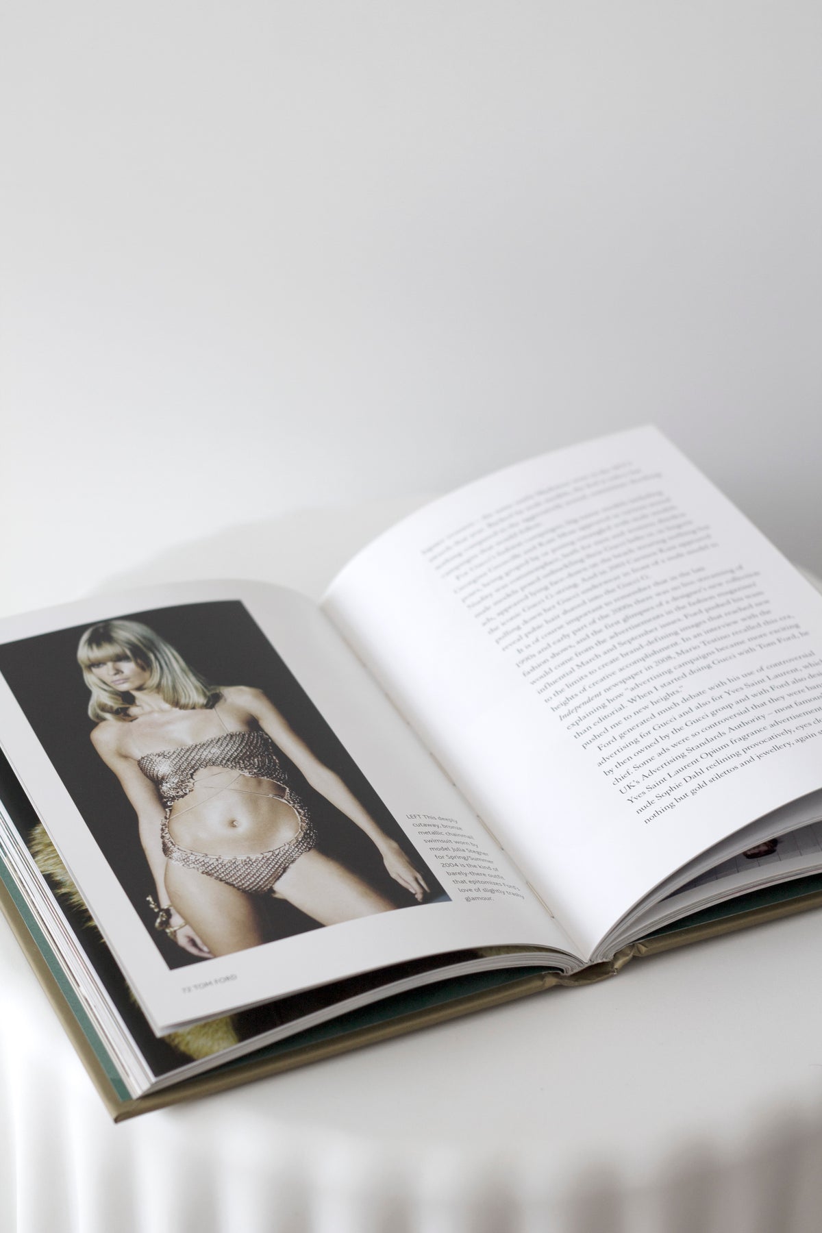 Little Book of Gucci styled in a living room setting