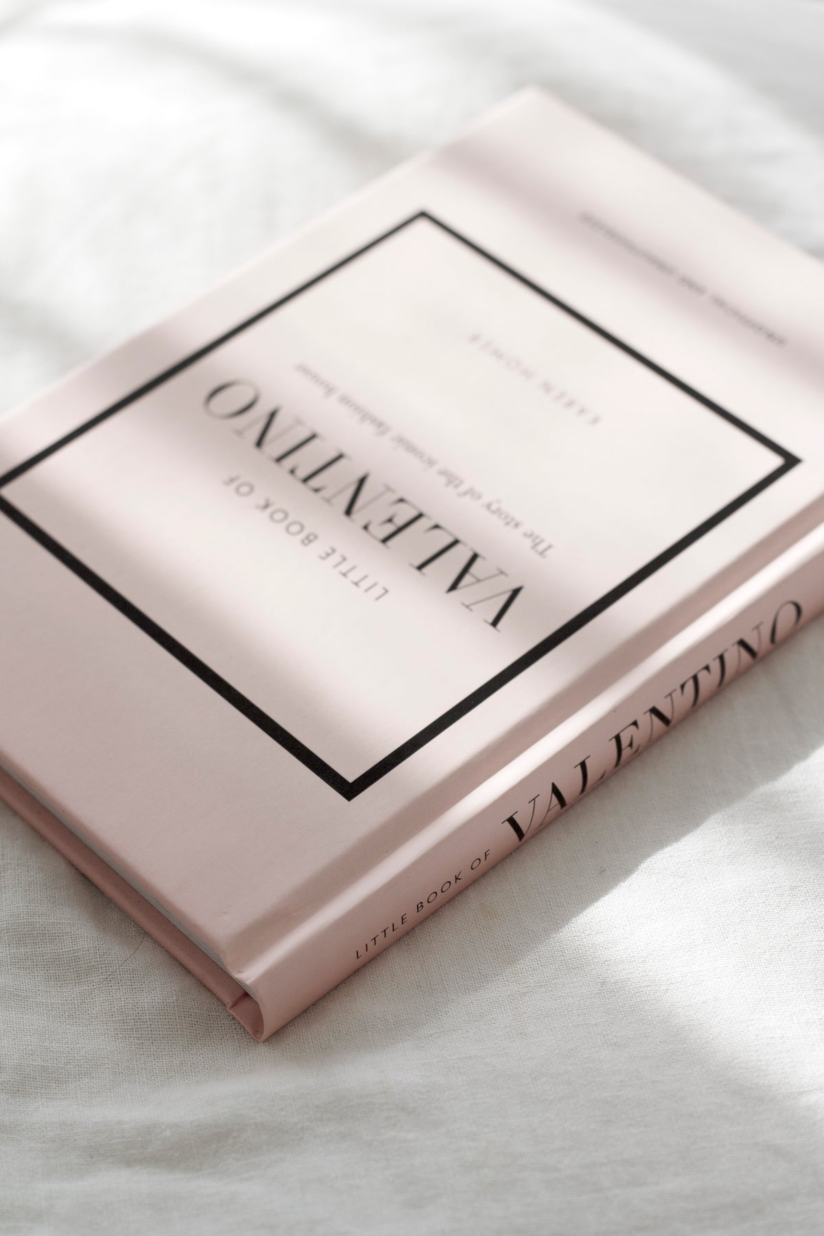 Little Book of Valentino styled with home decor accessories