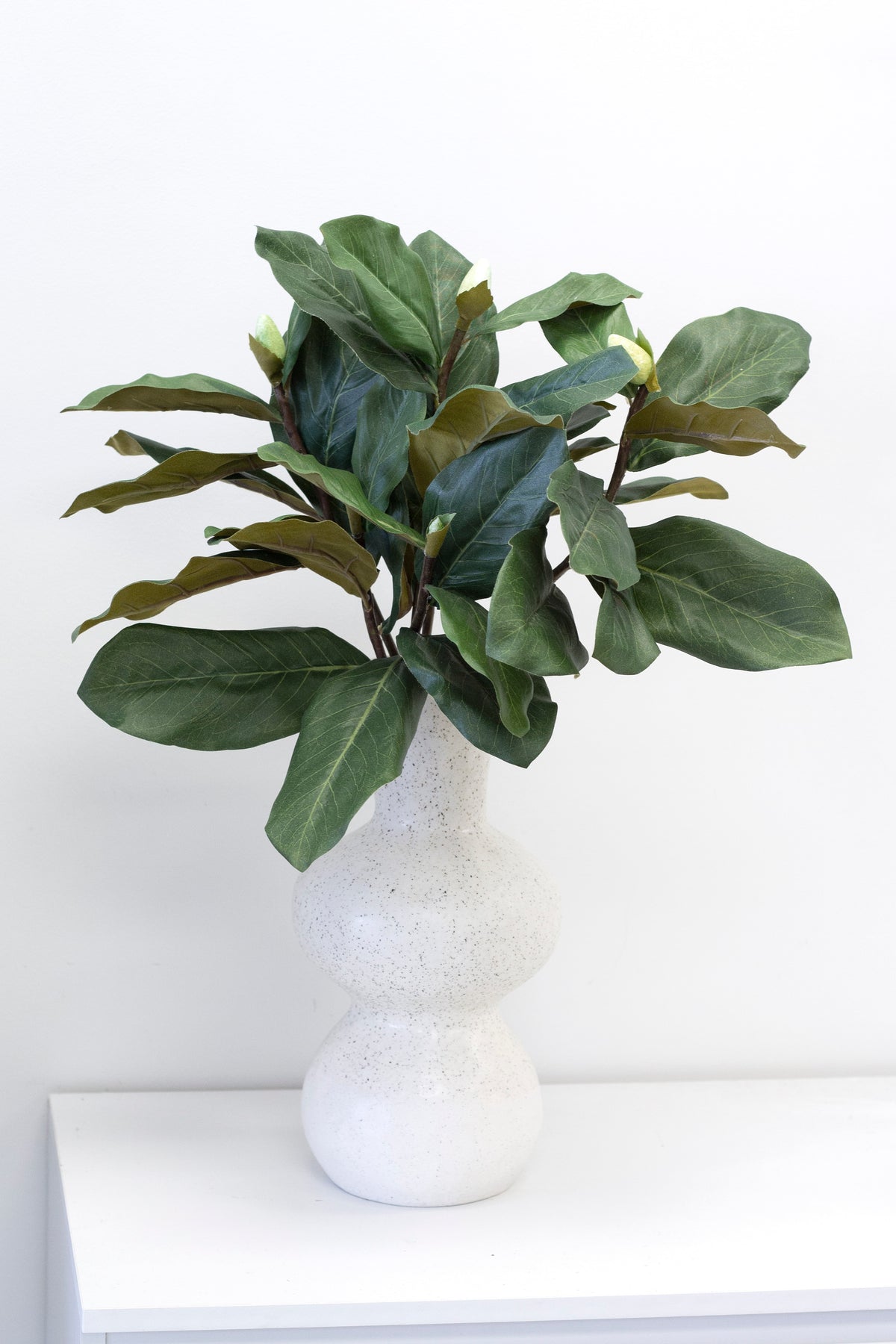Magnolia Leaf Branch, 1m Faux Stem