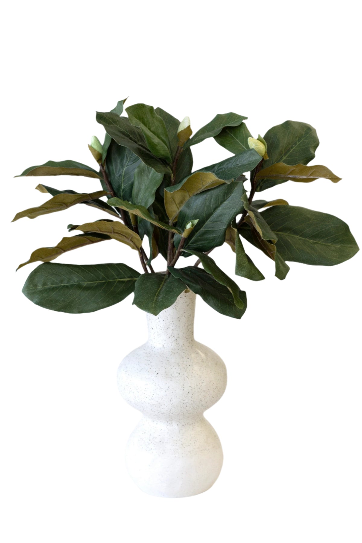 Magnolia Leaf Branch, 1m Faux Stem