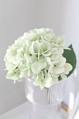 Real Touch Hydrangea - White / Green