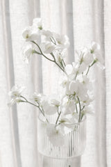 Sweet Pea Cream Faux Stem | 63cm