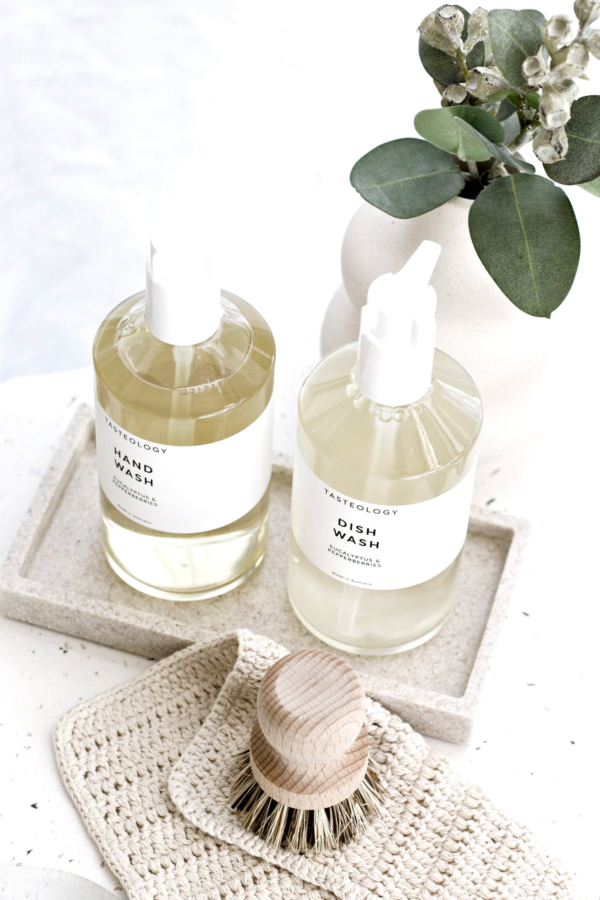 Tasteology Dish Wash – Eucalyptus & Pepperberries | Natural, Refillable Kitchen Soap