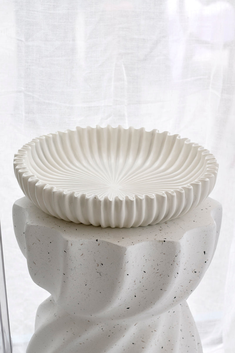 Rome Platter Large, Nude