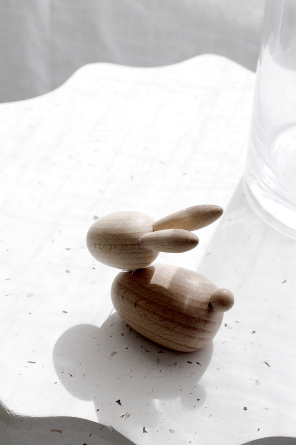 Stockholm Wooden Lying Bunny