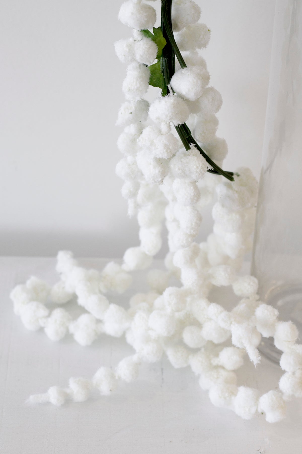 Amaranth Stem, Green or White Faux Stem