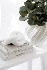 Amelie 3D Printed Ceramic Vase – Matte White or Black (Small/Large)