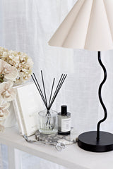 Elle Petal-Edge Marble Tray from Papier HQ – Round Calcutta Display Dish