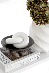Lowri White 3D Printed Ceramic Vase – Sculptural Modern Vase