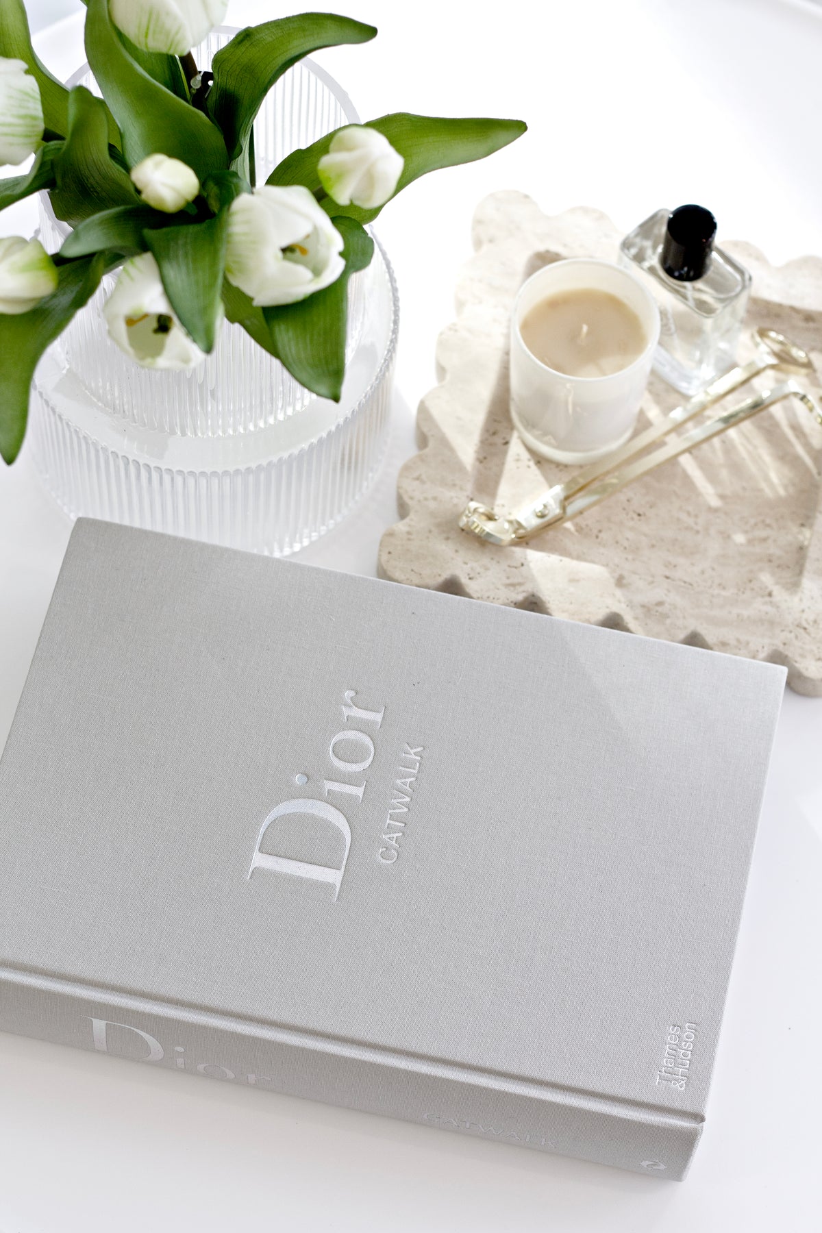 Dior Catwalk book cover and page spread