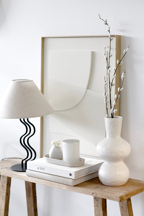 Artificial Pussy Willow Branch – Tall Faux Stem 1.16m for Sculptural Styling