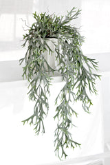 Artificial Hanging Staghorn Bush – Trailing Greenery, 81cm