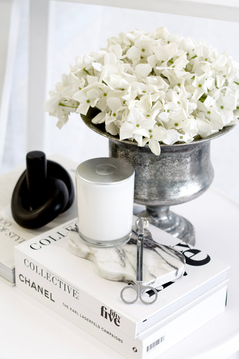 Grandiflora Hydrangea Stem – Artificial Flower 62cm | Available in White or Pink
