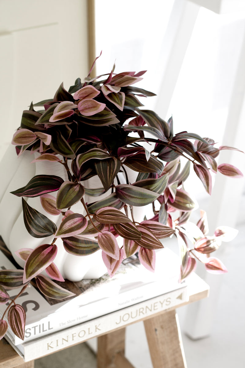 Wandering Dew Lilac Hanging Bush – 183 Leaf Faux Plant Stem