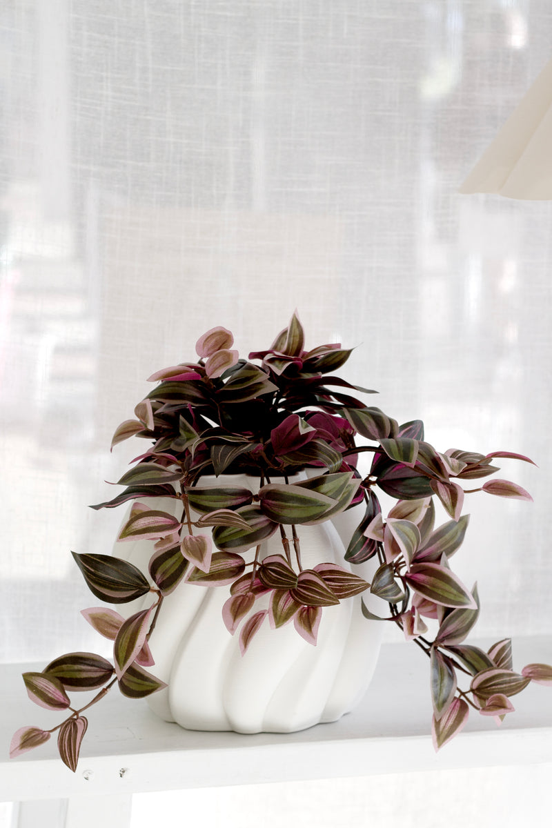 Wandering Dew Lilac Hanging Bush – 183 Leaf Faux Plant Stem