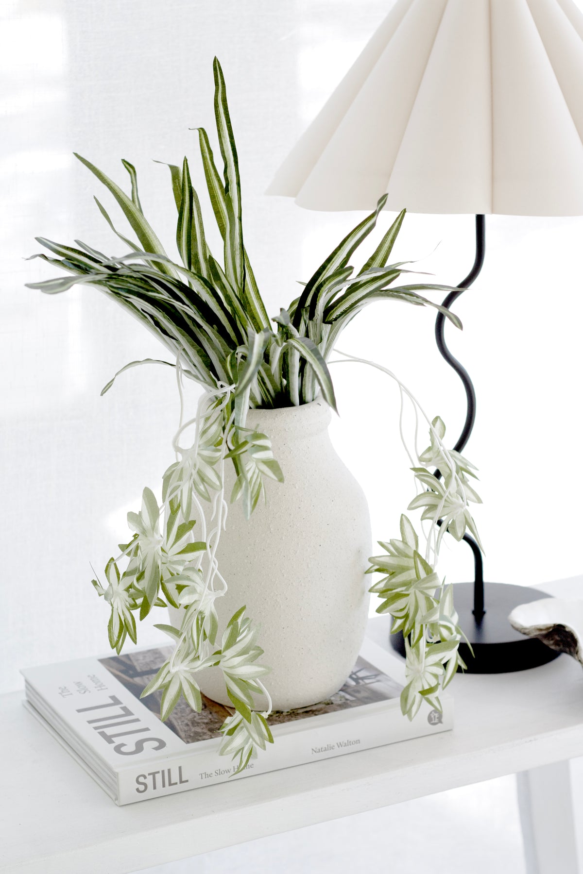 Spider Plant, 64cm Realistic Faux Greenery