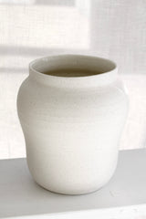 Sandface Ceramic Pot & Vase – Pinched Form or Bellied Shape