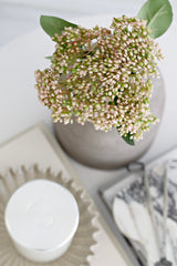 Sedum Bundle Pink Green | Lush Faux Stem for Textured Styling