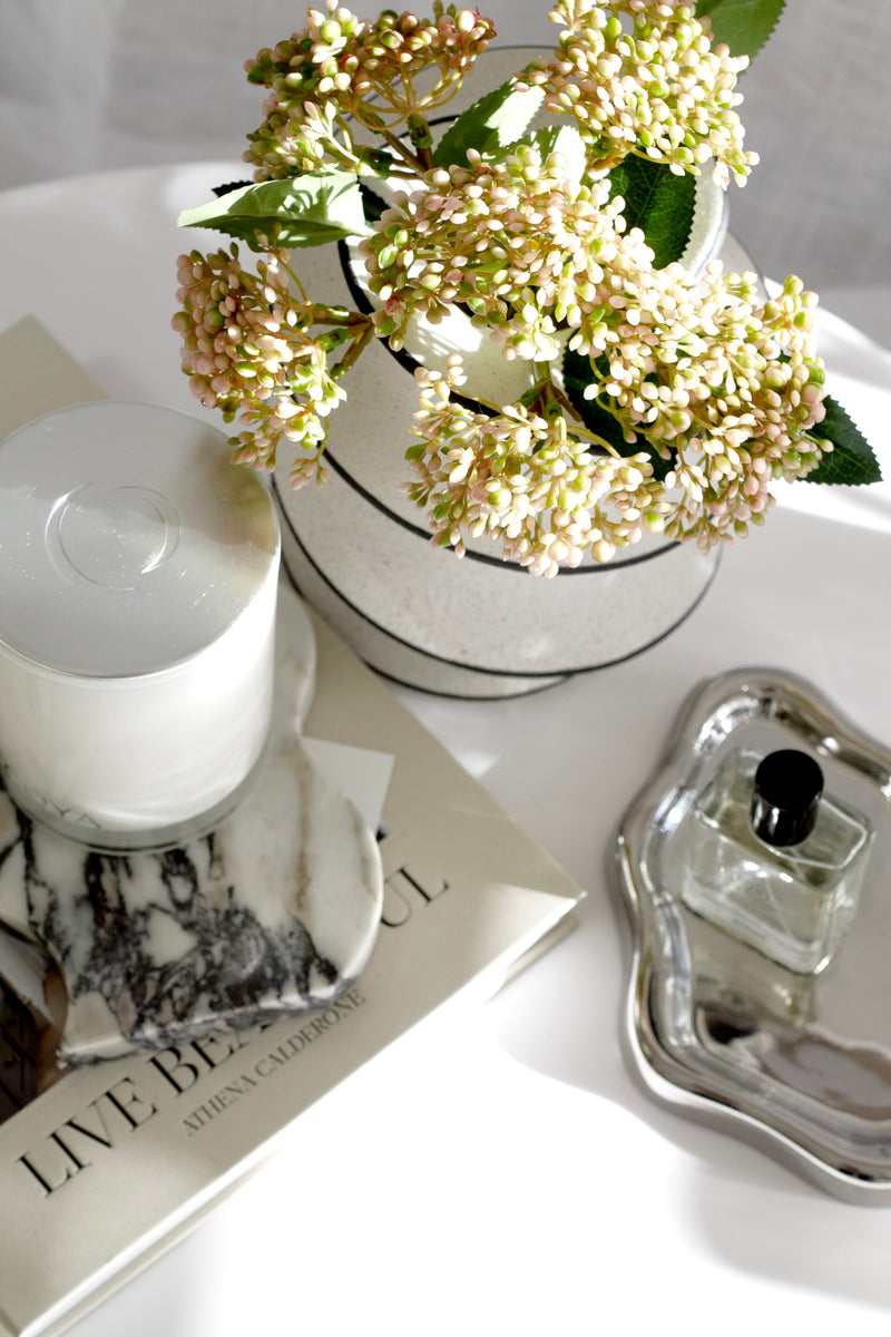 Silver Electroplated Cloud Tray – Sculptural Decorative Dish in Small or Large