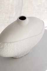 Serenity Cream Vase – Textured Ceramic Vase in Small & Large