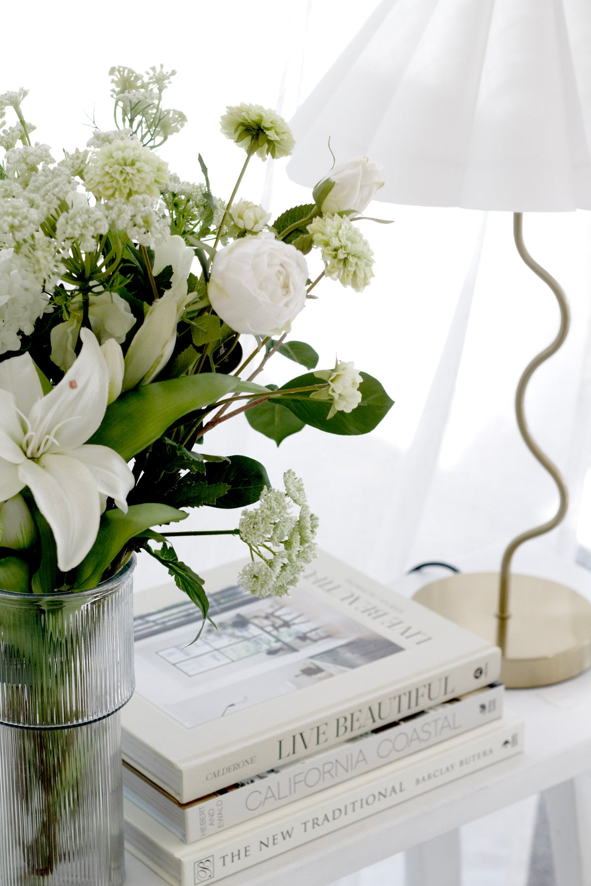 California Coastal styled with home decor