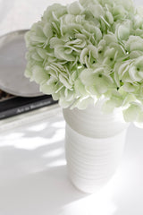 Soraya Vase in Chalk — Minimal Ceramic Vase (Small or Large)